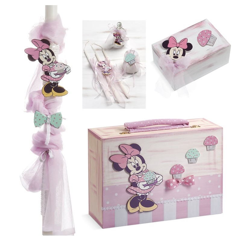 Minnie Cupcakes Σετ Βαπτιστικών της Disney. 142