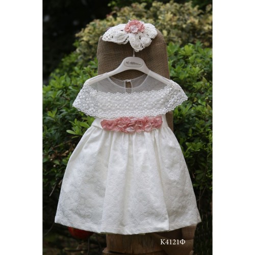 Βαπτιστικό Φόρεμα MiChiamo Κ4121Φ